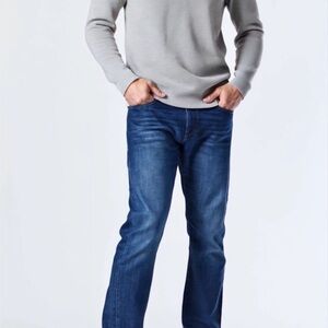 Men's - Zach Blue Straight-Leg Jeans